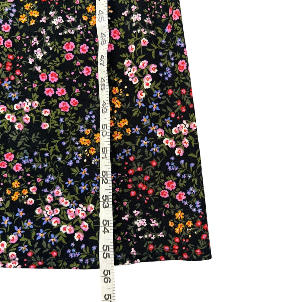 Y2K Floral Maxi Dress Twist Front Boho Cottagecore Whimsigoth Coquette Fairycore - Picture 4 of 11